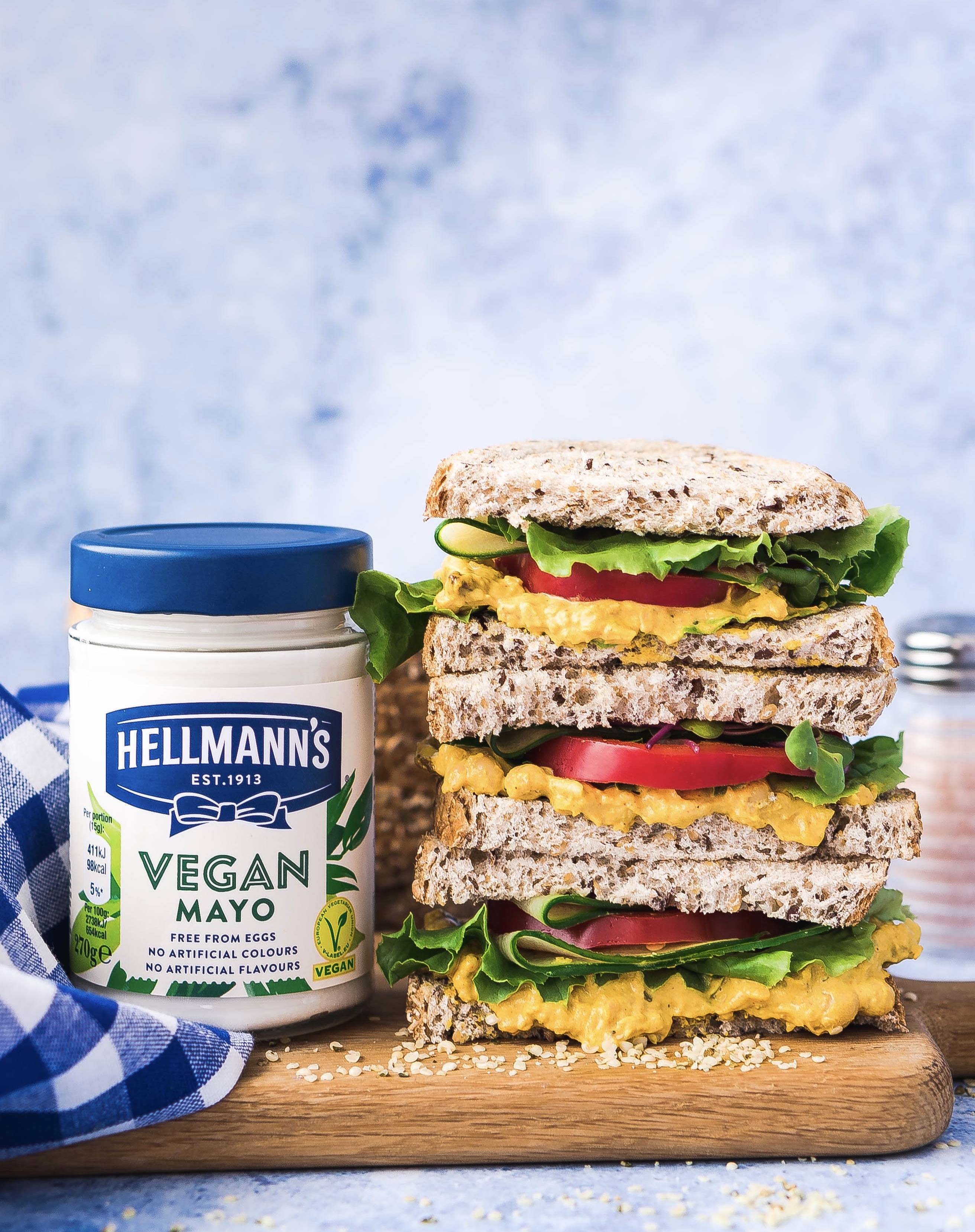 Hellmann's - Veganes Sandwich mit Mayo-Creme