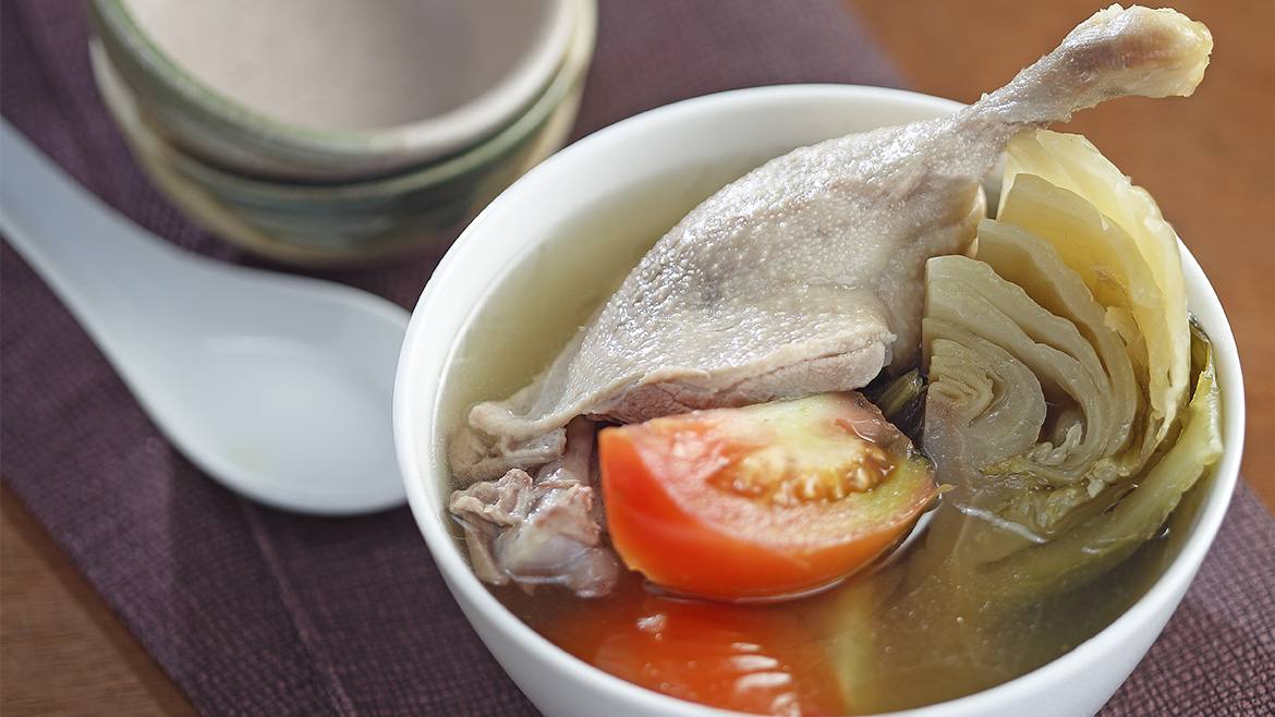 SALTED VEGETABLE DUCK SOUP