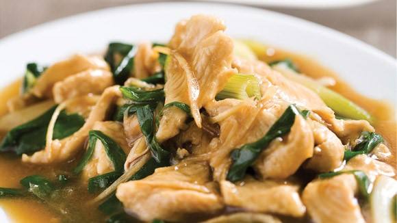 CHICKEN GINGER SLICE & ONION