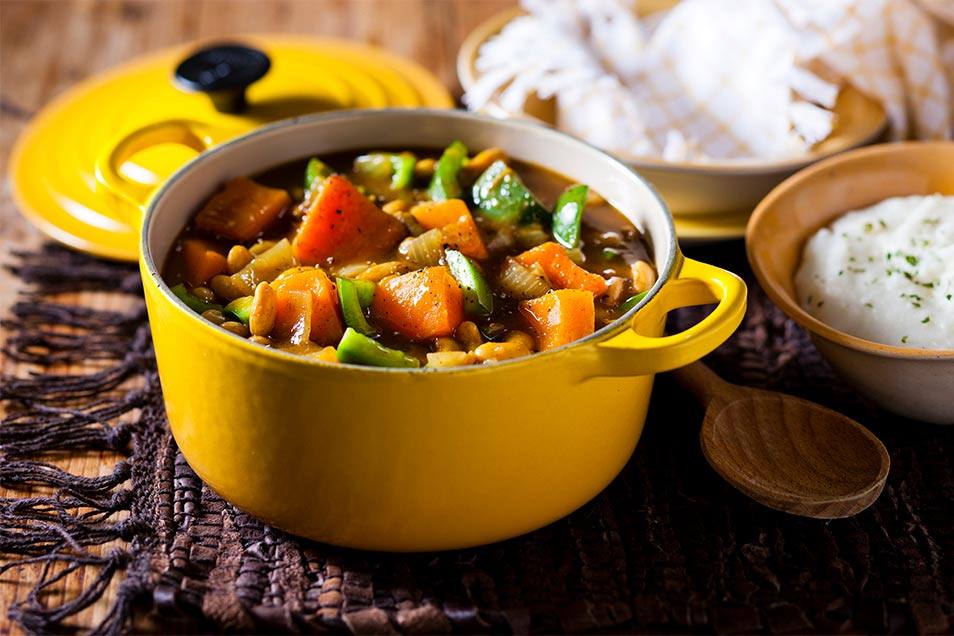 Broad Bean and Pumpkin Stew