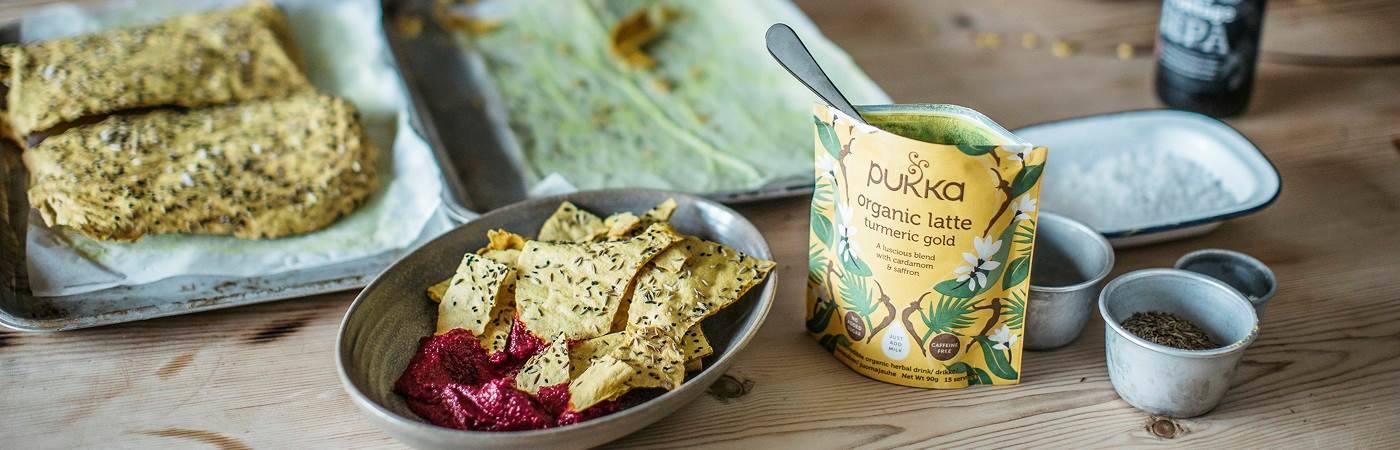 Golden Turmeric Crispbreads