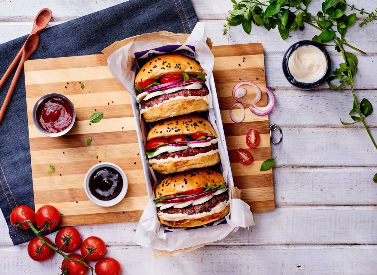 Hambúrguer Caprese