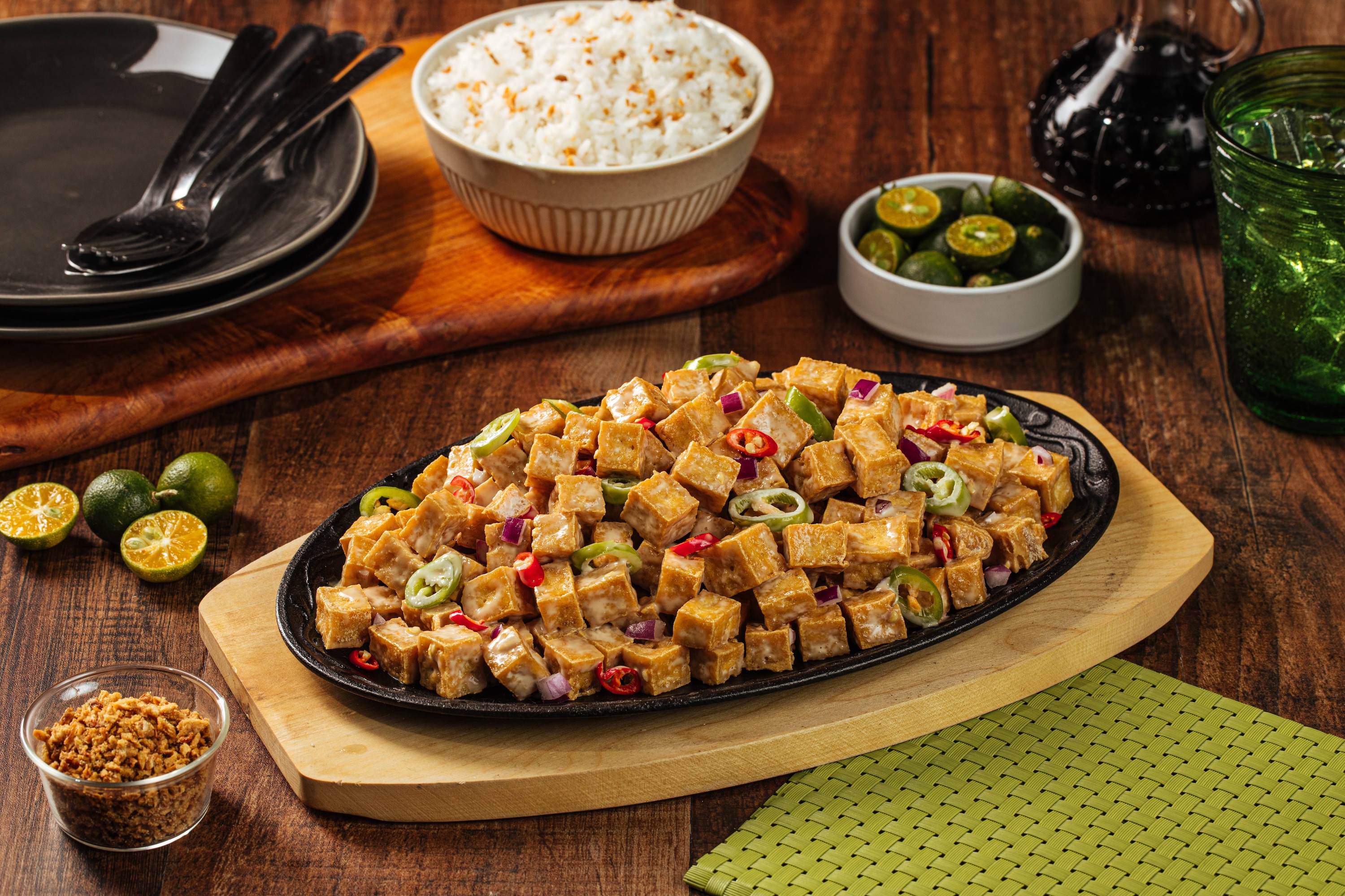 Crispy Tofu Sisig