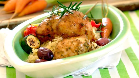 Chicken, Olive & Rosemary Bake