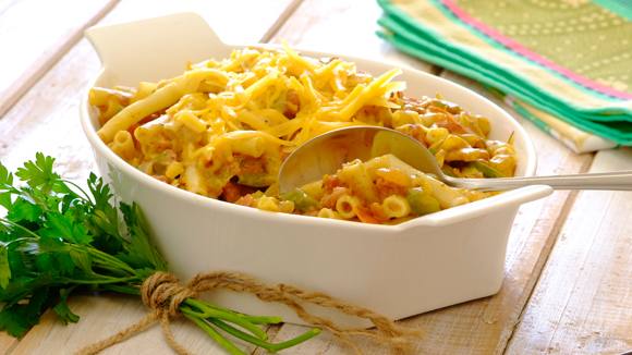 Corned Beef macaroni bake