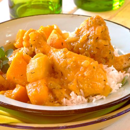 Chicken, Butternut and Sweet Potato Stew