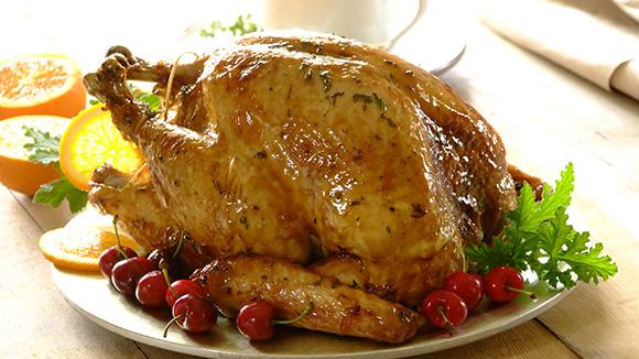 Citrus and herb roasted turkey