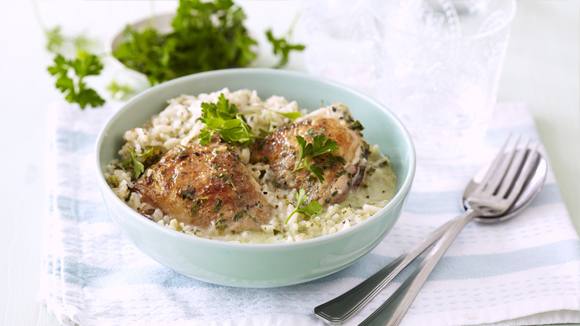 Herbed Chicken and Rice Bake