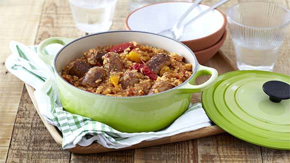 Rustic Sausage Hotpot