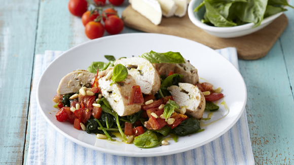 Camembert-Stuffed Chicken Breasts