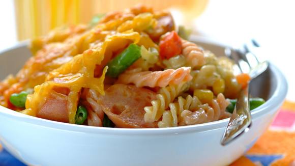 Cheesy Sausage and Pasta Bake