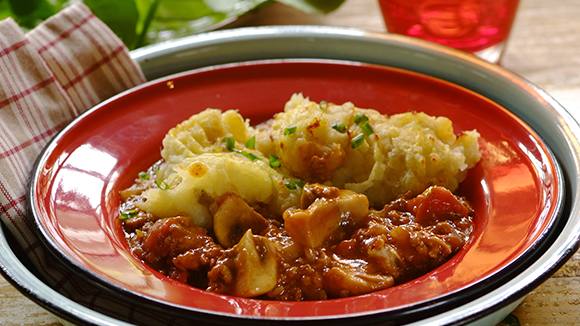 Cottage Pie with Sweet Potato Mash