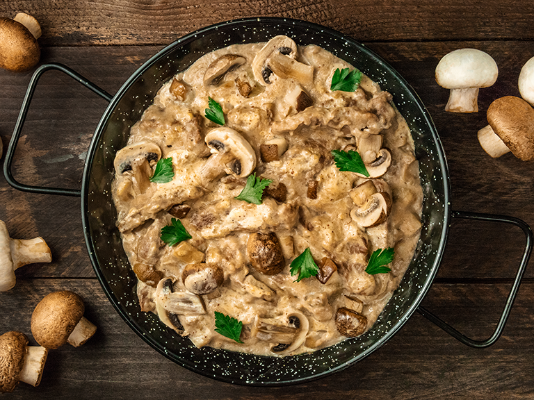 Traditional Beef Stroganoff