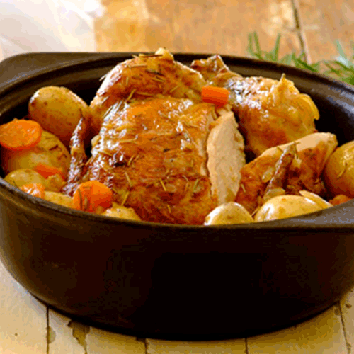 Classic pot roast chicken