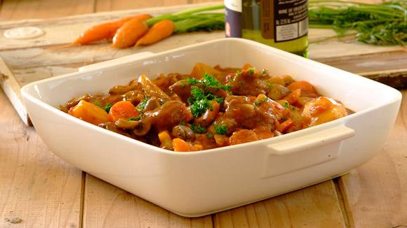 Slow cooker lamb and butterbean stew