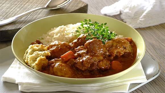 Slow Cooked Oxtail Stew With Dumplings