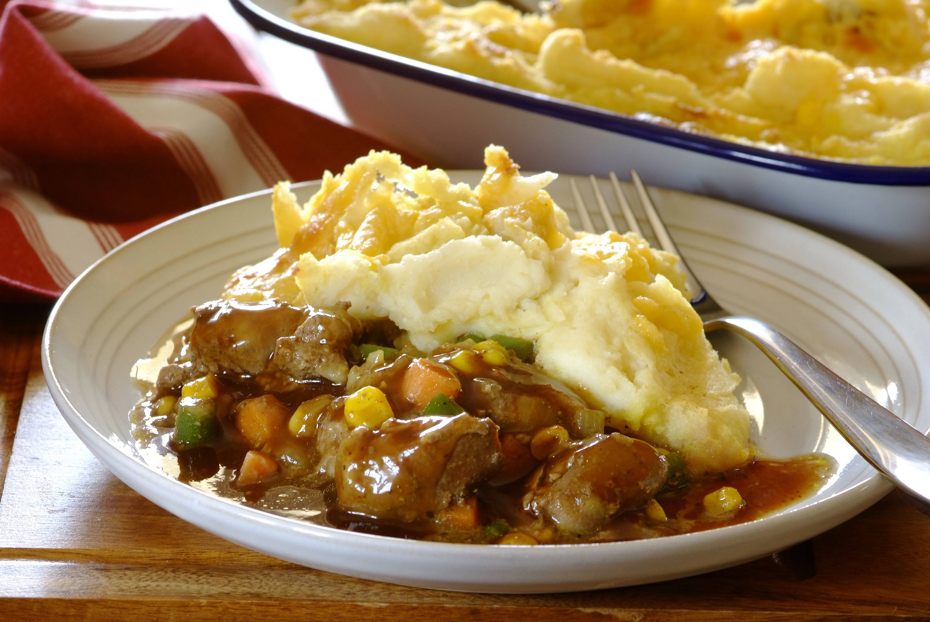 Spicy Chicken Liver and Mixed Vegetable Pie