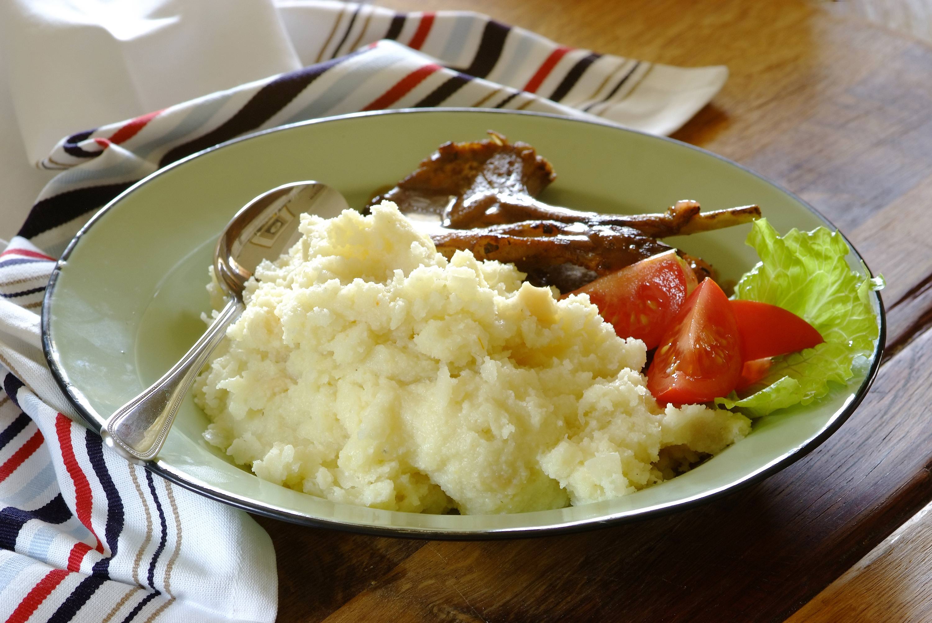 Savoury Pap with Onion and Potato