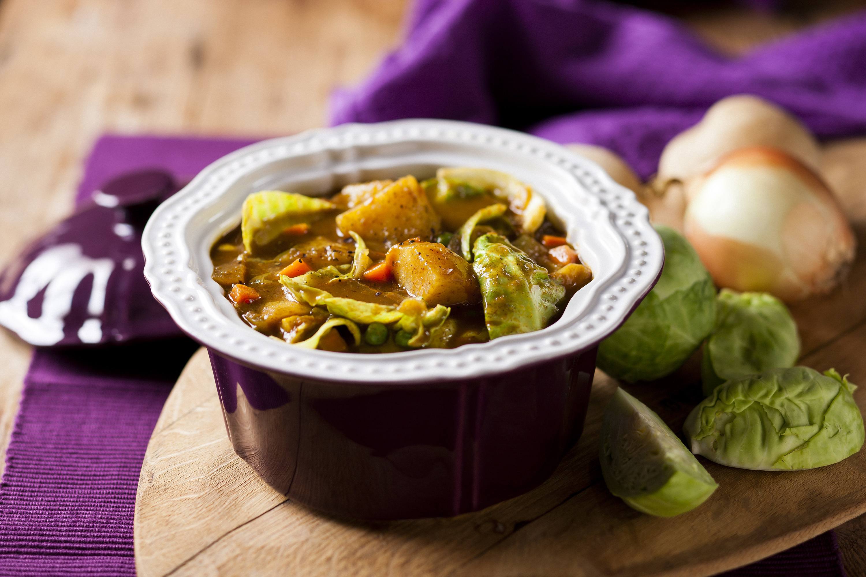 Potato and Mixed Vegetable Sishebo