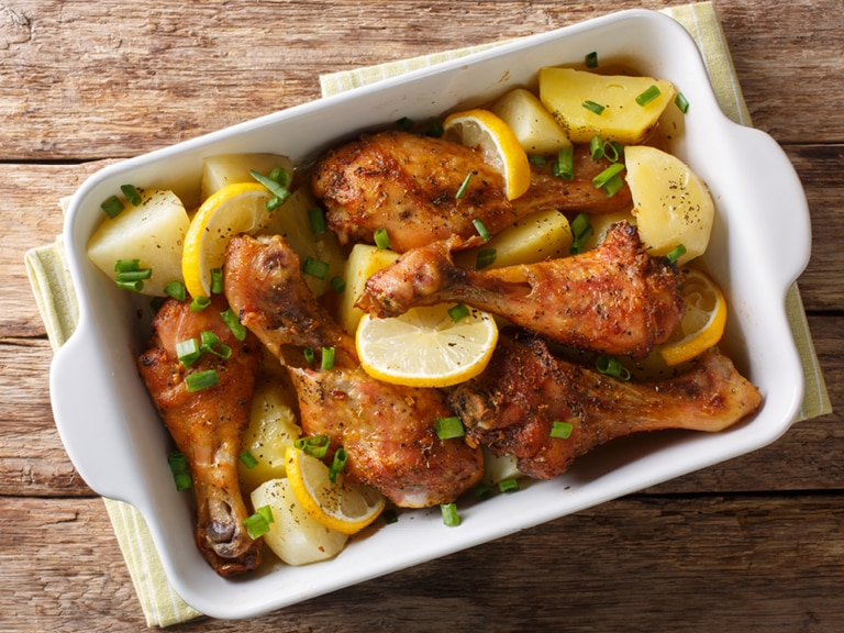 Greek Chicken Tray Bake