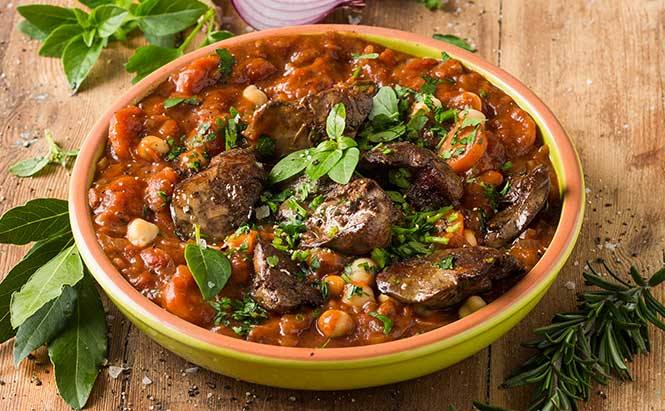 Chicken Liver Tagine