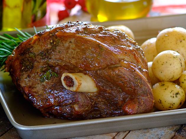 Roast Christmas Lamb