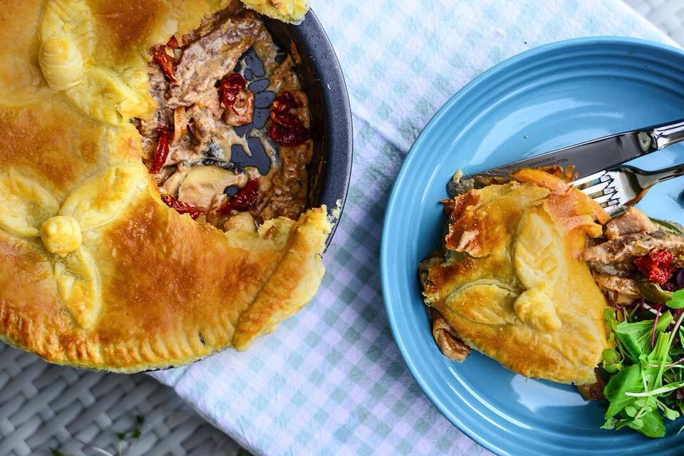 Beef Stroganoff Pie