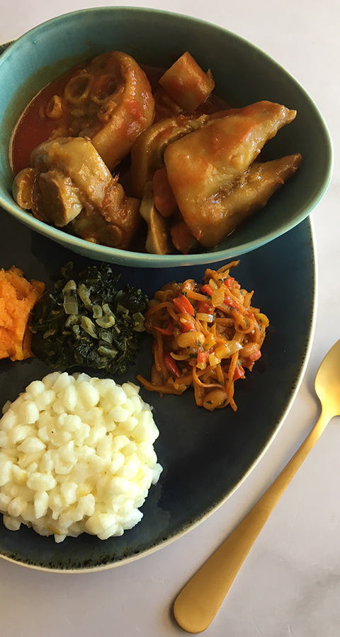 Pork Trotters in Tomato sauce