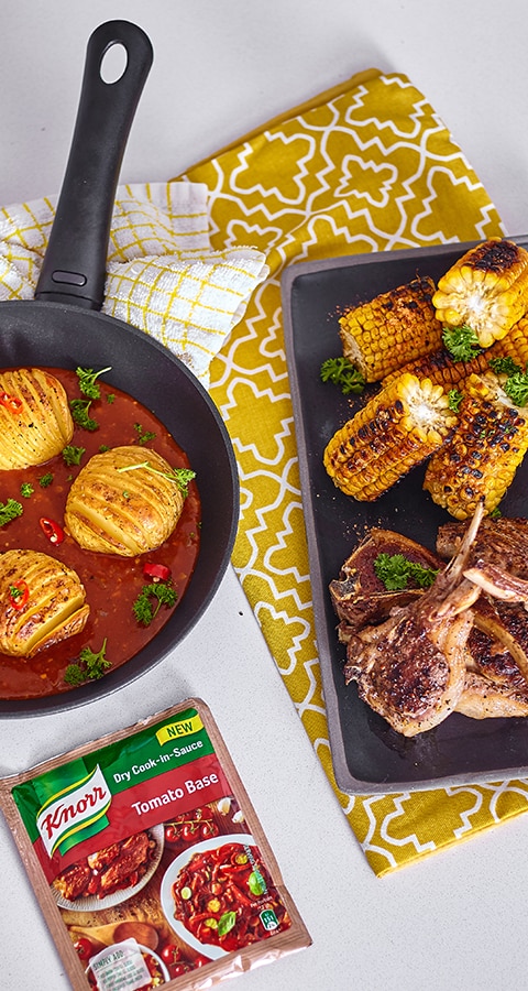 Lamb Chops Hasselback