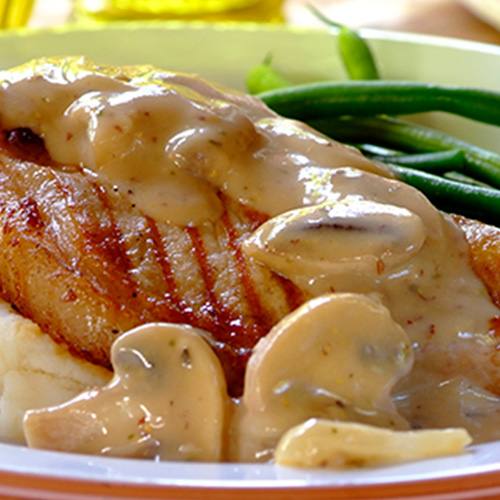 Pork Chops with a Creamy Wine