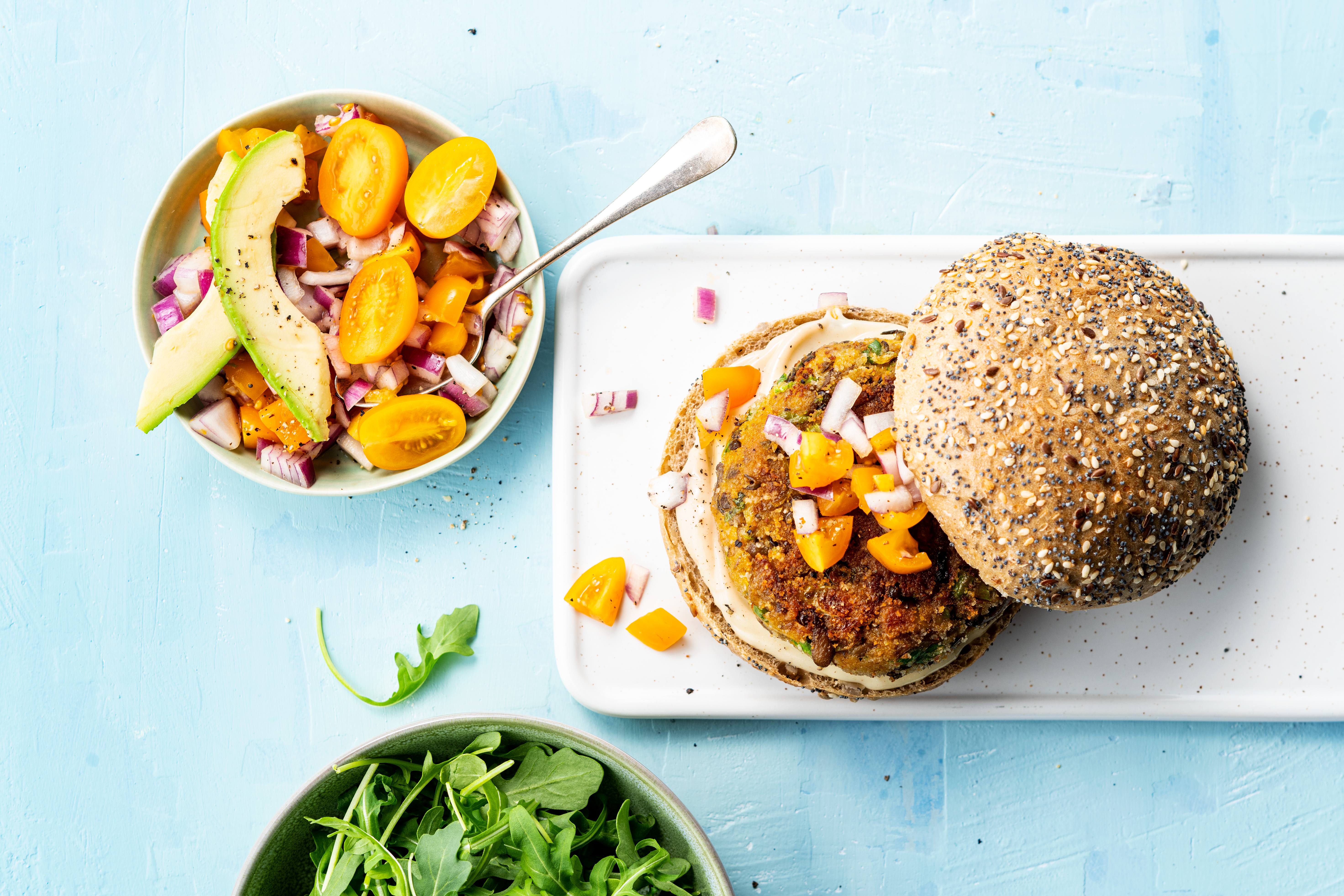 Knorr - Veggie Süßkartoffel-Linsen-Burger