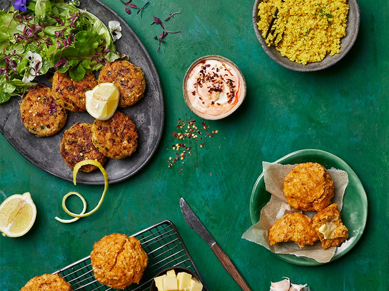 BUTTERNUT, CHILLI AND CHEESE MUFFINS