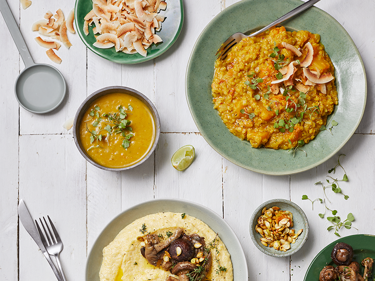 Spicy Red Lentil And Pumpkin Dhal