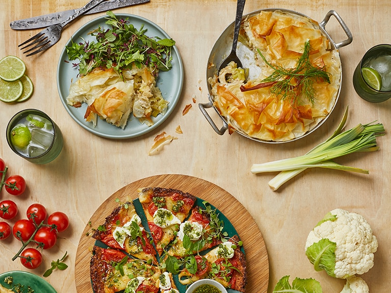 Chicken, Fennel And Leek Phyllo Pie