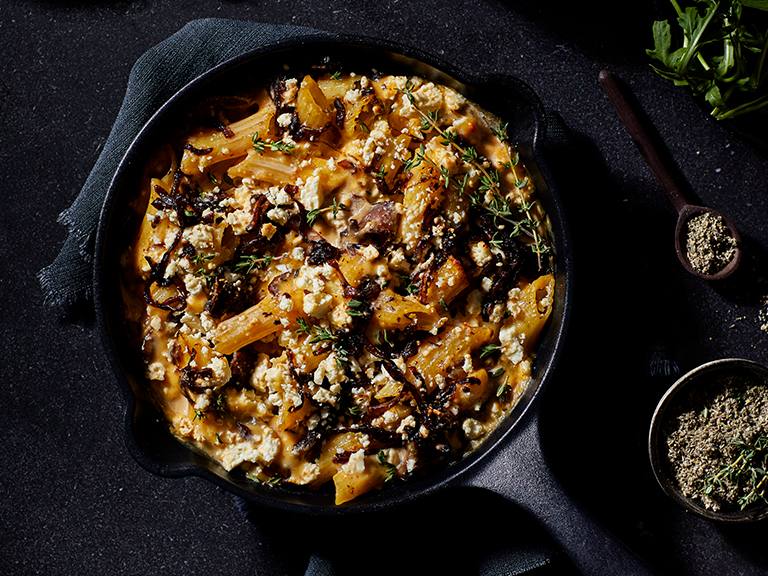 Biltong And Caramelised Onion Mac And Cheese 65 Minutes  recipe