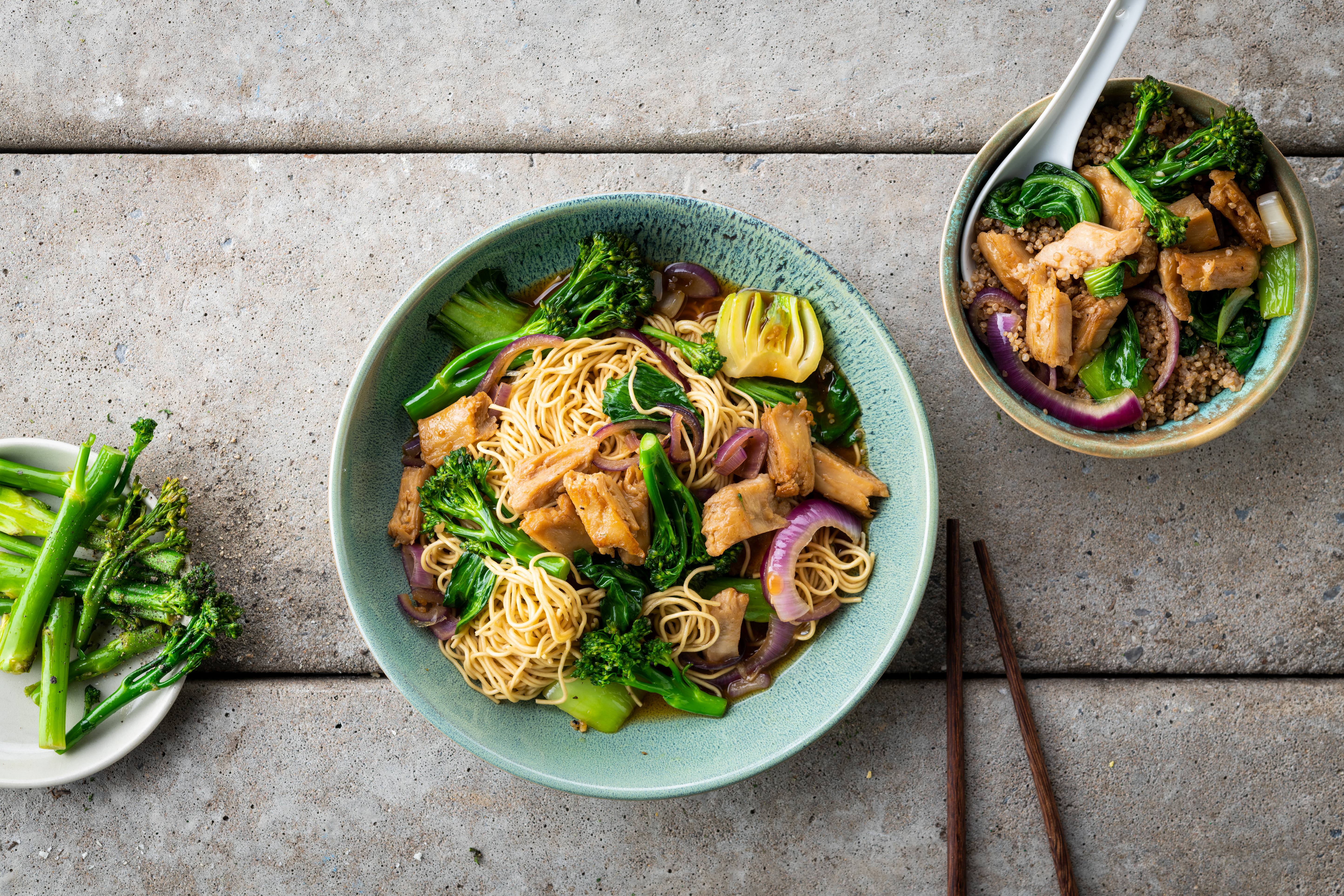 Knorr - Veganes Geschnetzeltes mit Pak Choi