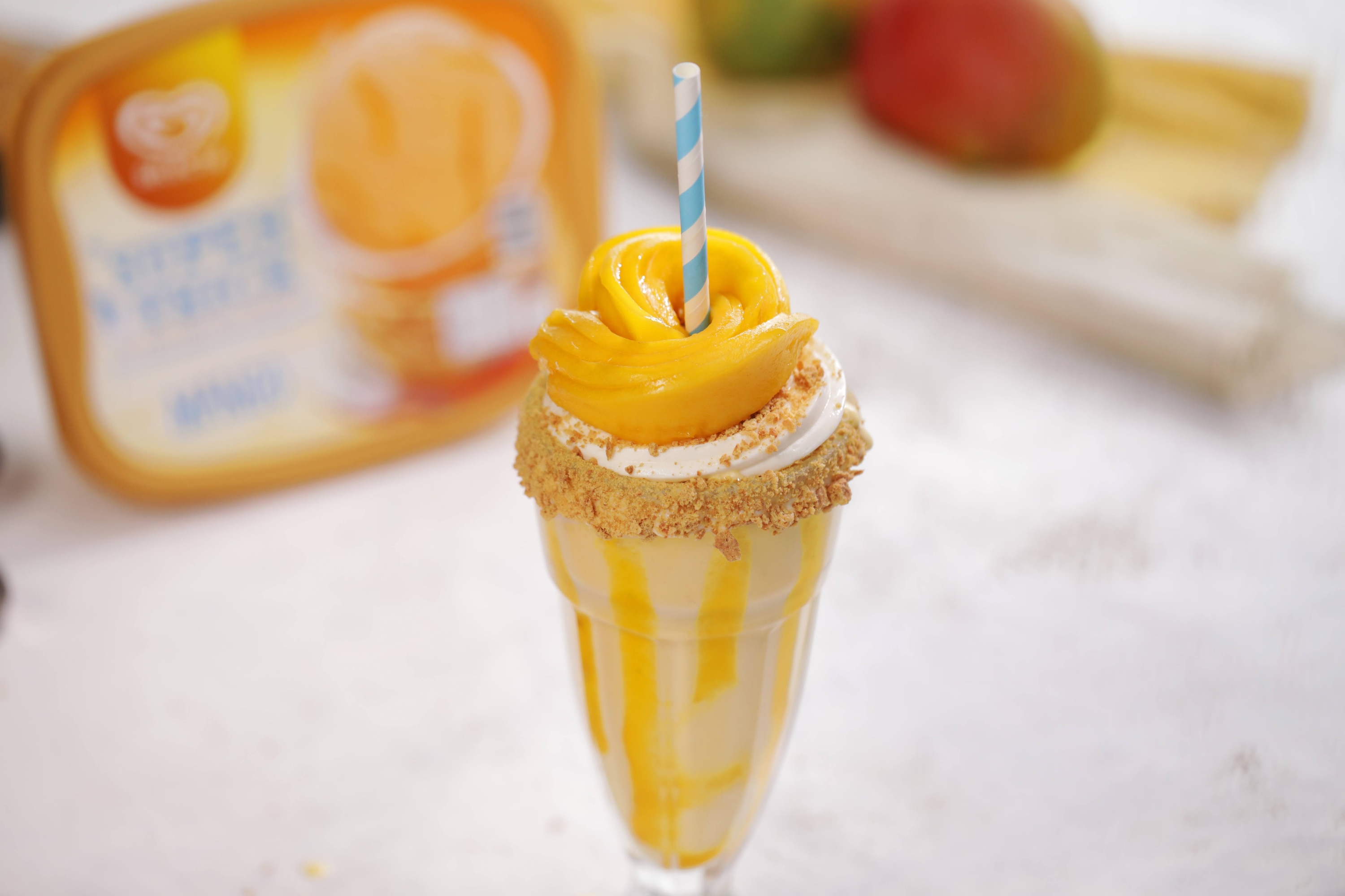 Selecta Super Thick Mango Freakshake 10 mins  recipe