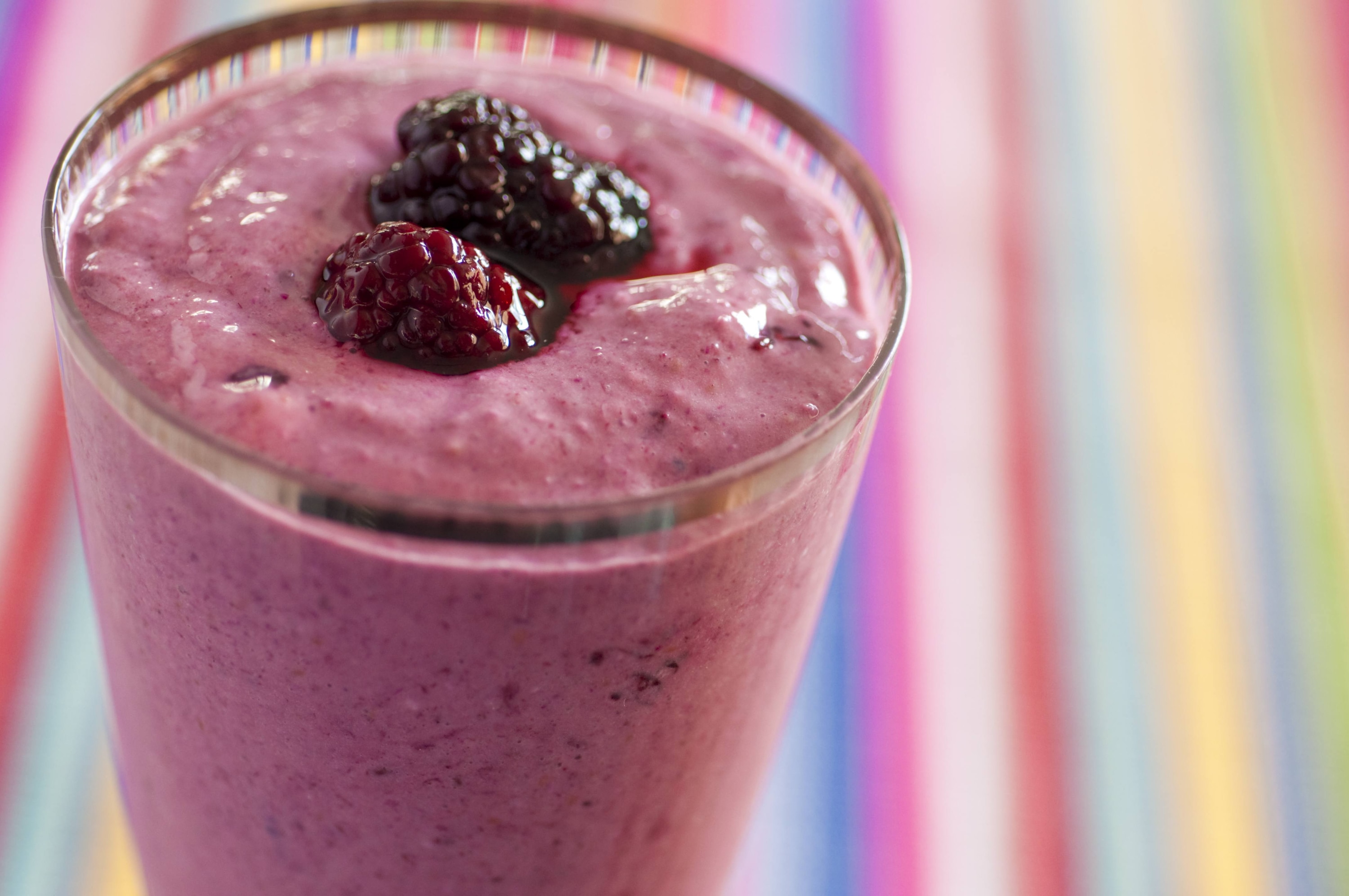 Smoothie de frutas vermelhas