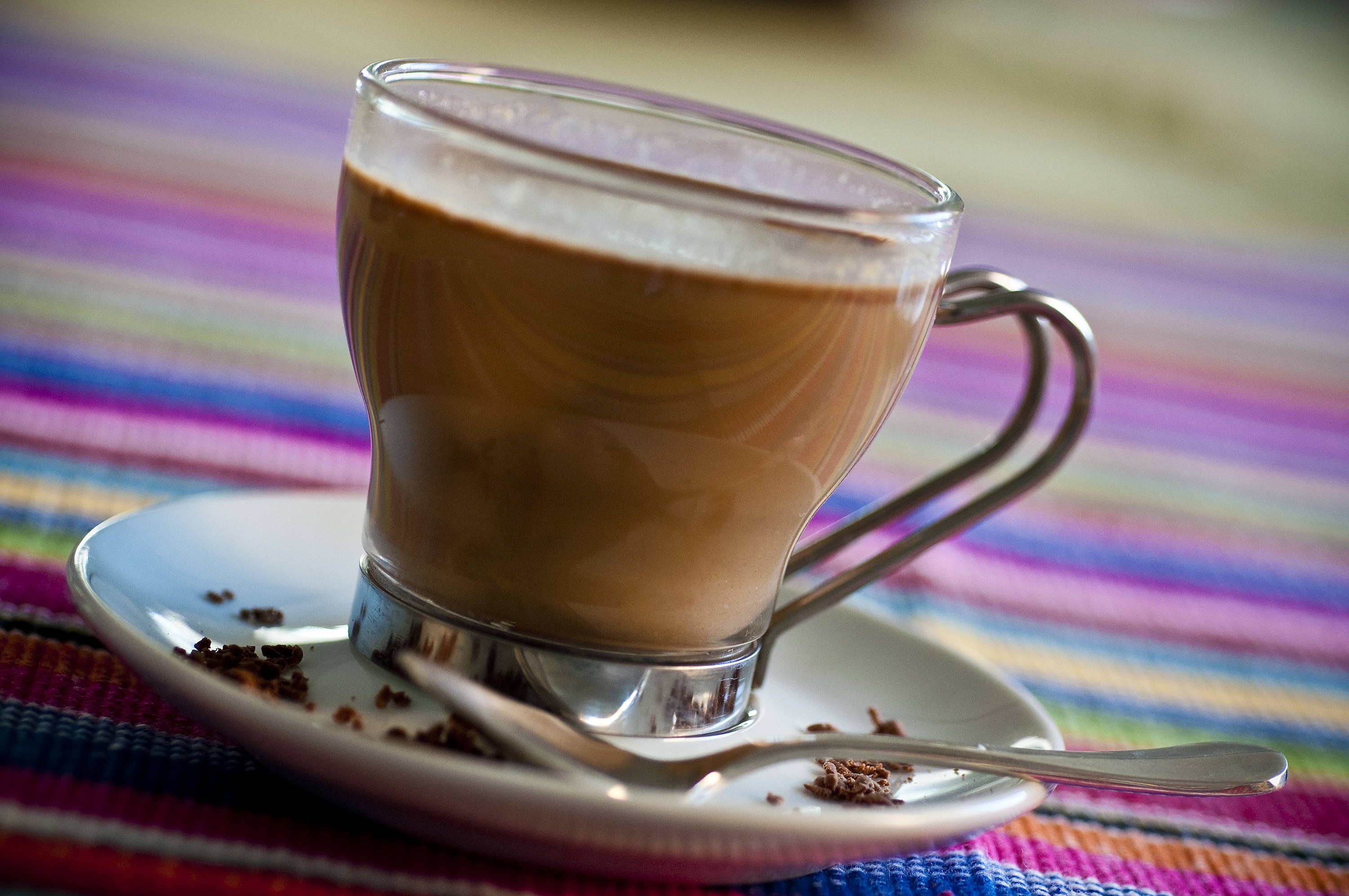 Chocolate quente vegano