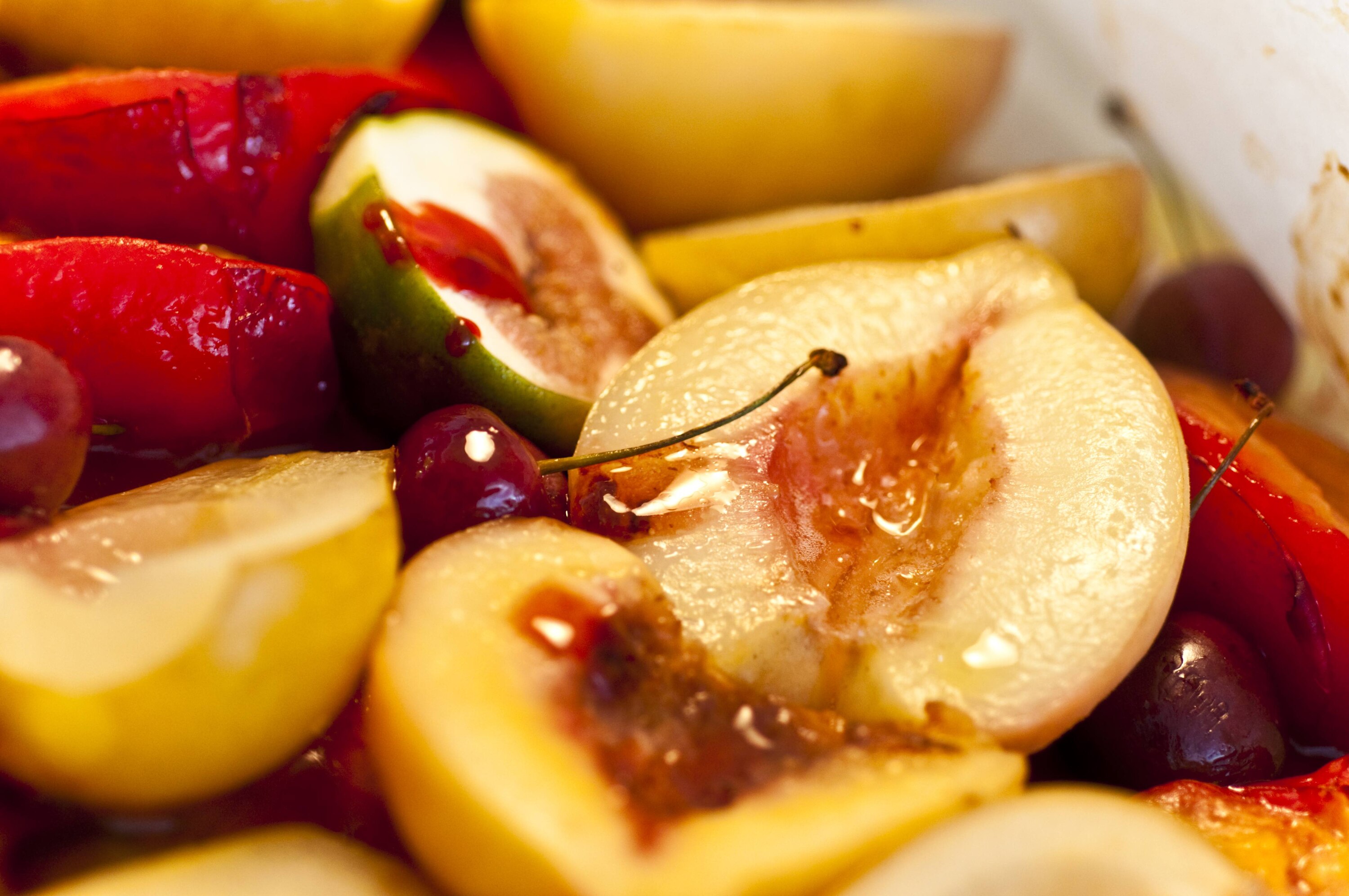 Frutas assadas