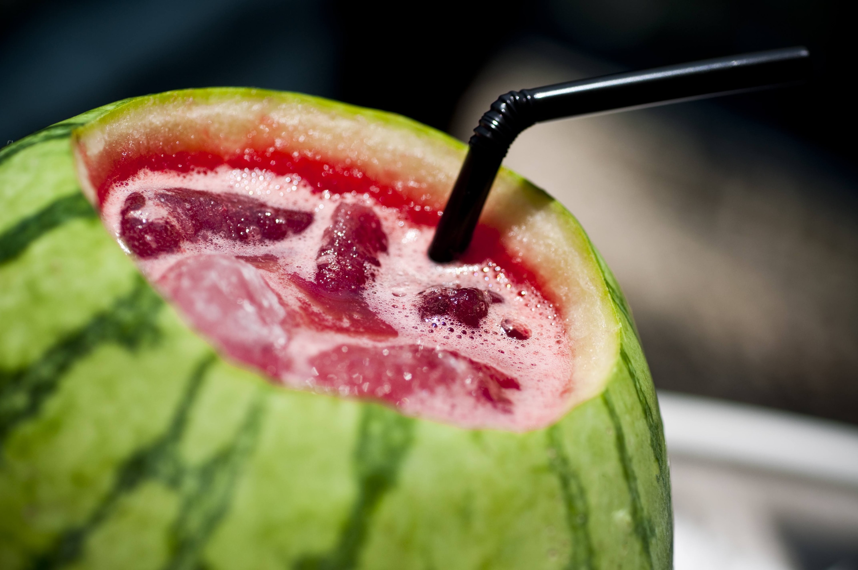 Suco de melancia com limão
