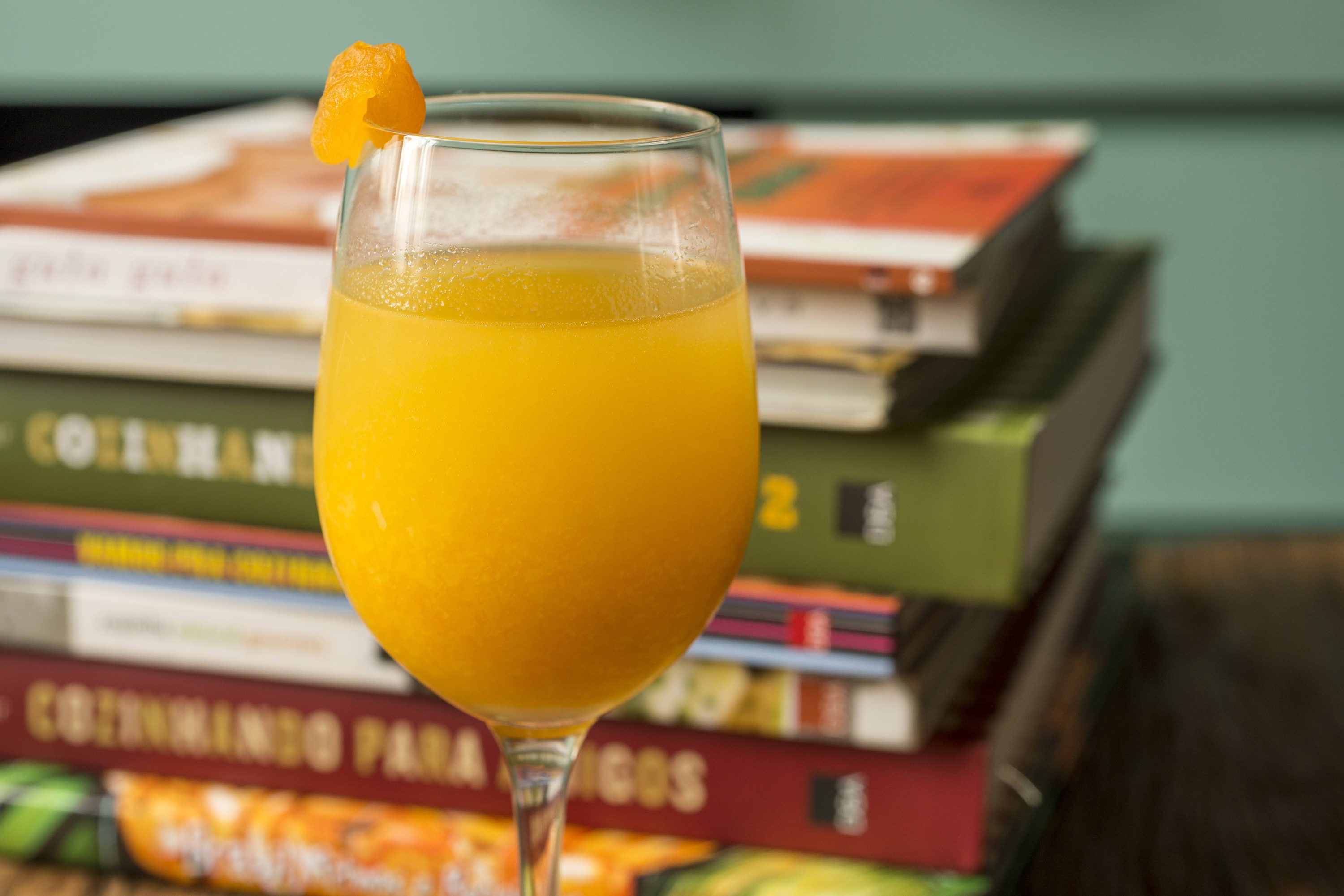 Suco de tangerina e gengibre