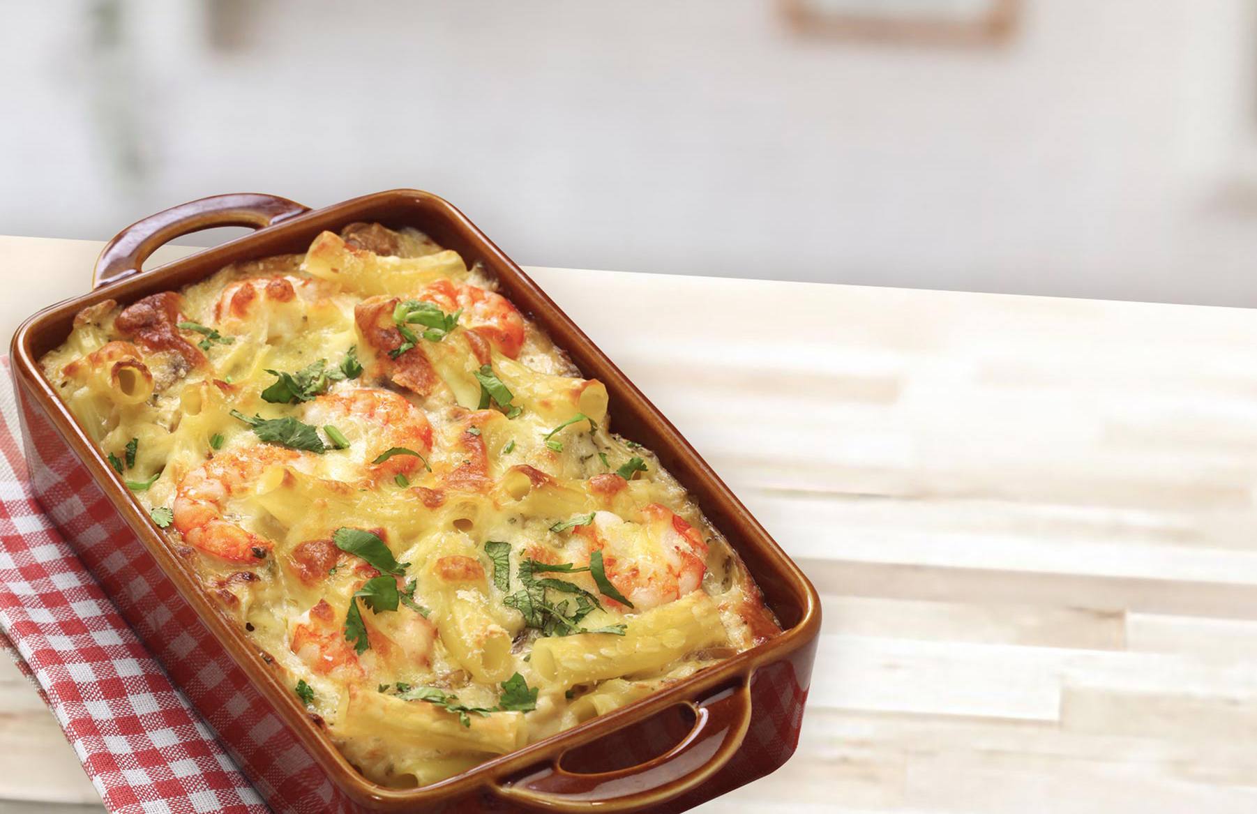 Receta-Pasta-con-Camarones-Al-Groten 30 Minutes  recipe