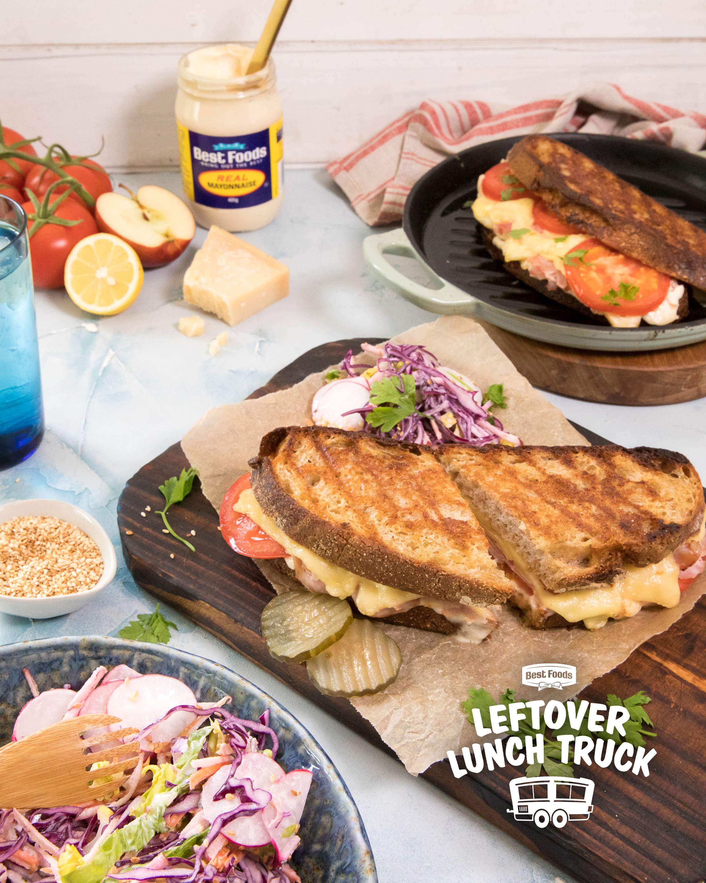 Ham, Cheese & Tomato Toastie Best Foods™ New Zealand