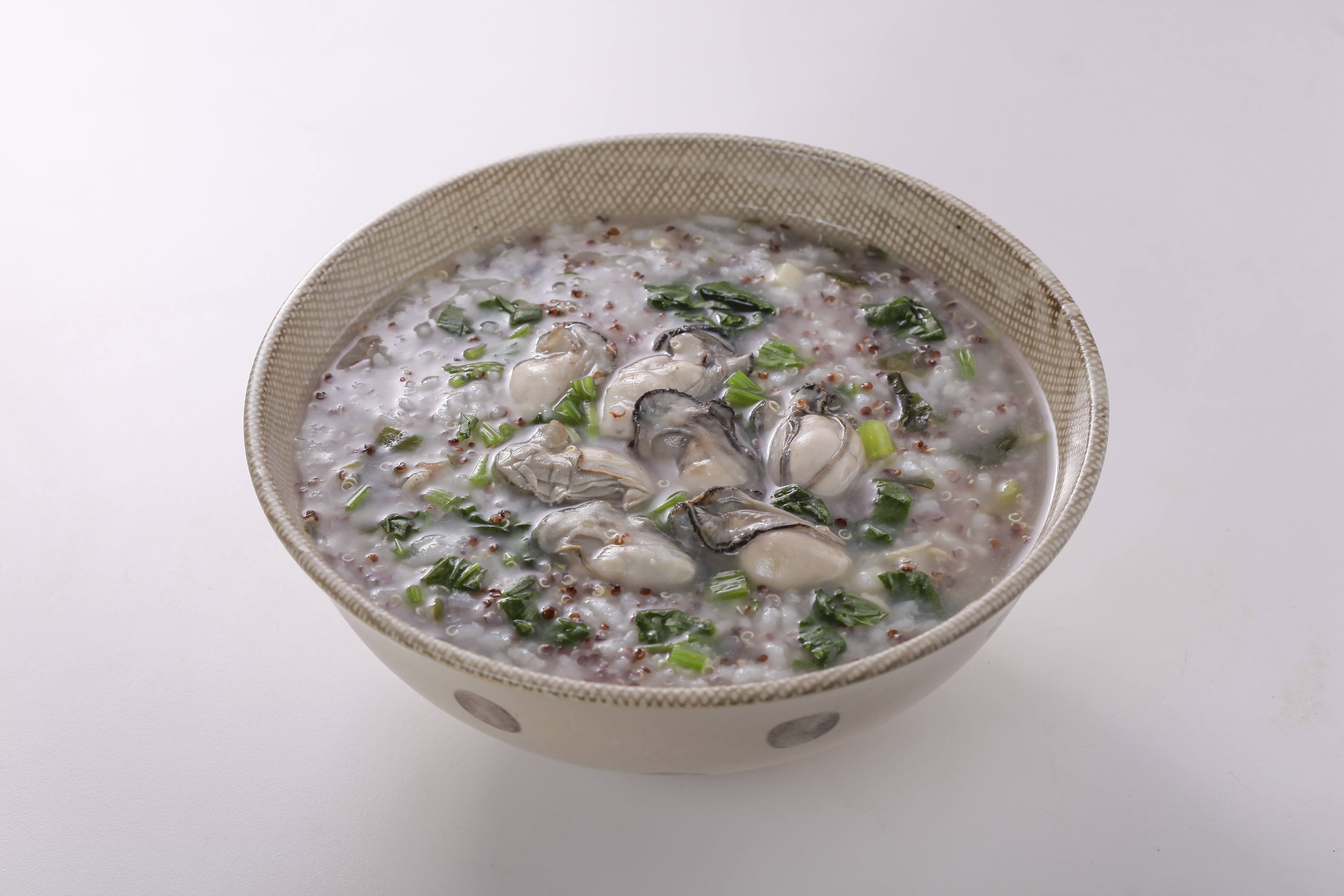 銀魚鮮蚵藜麥粥