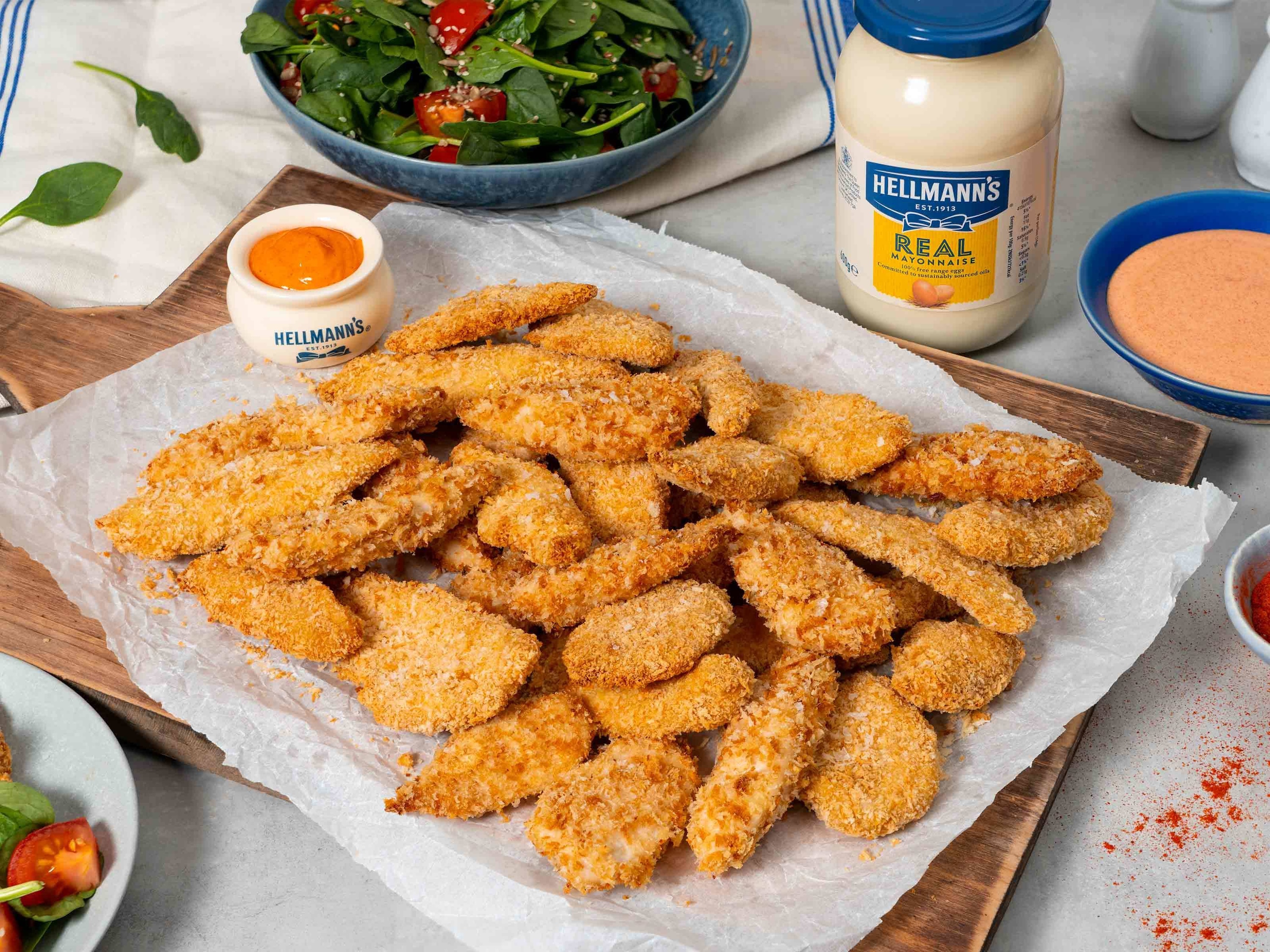 Spicy Mayo Chicken Dippers