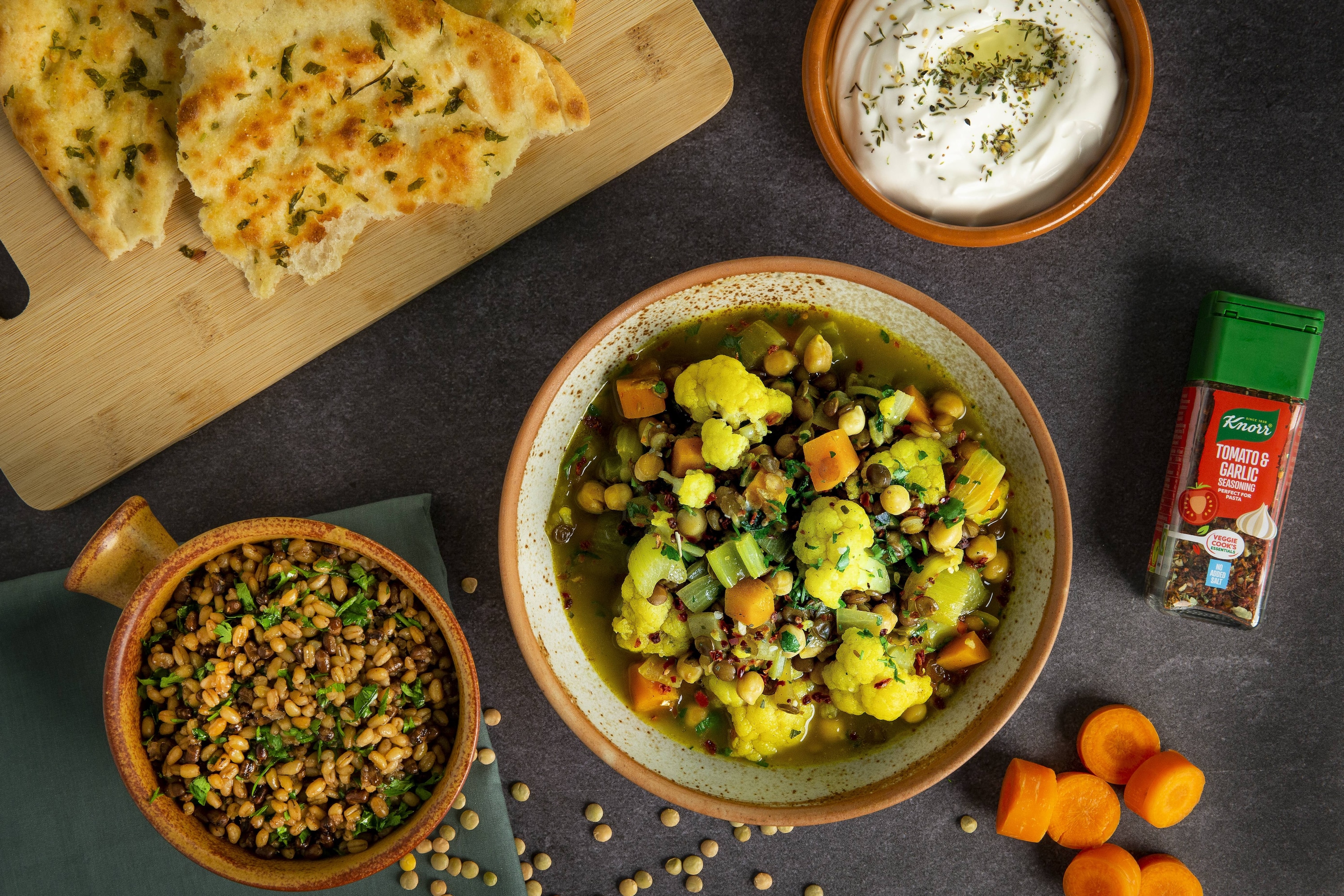 Moroccan Style Lentil and Vegetable Stew