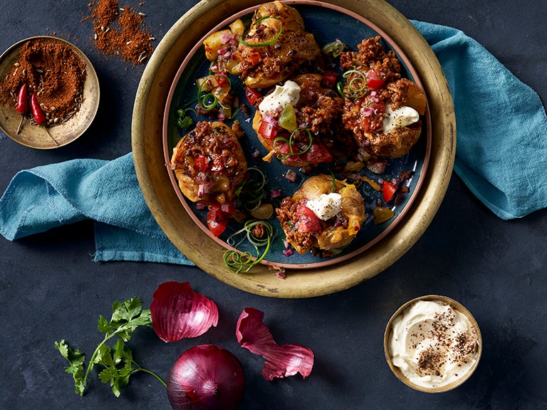 Sloppy-Joe Baked Potatoes