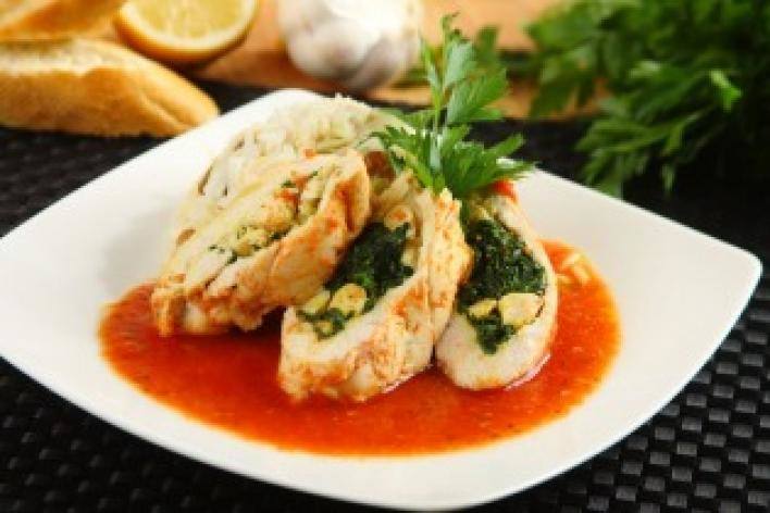 Spenóttal töltött csirkemell 100 Minutes  recipe