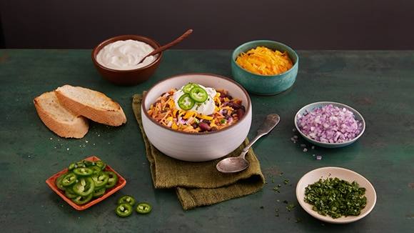Easy 2 Bean Veggie Chili